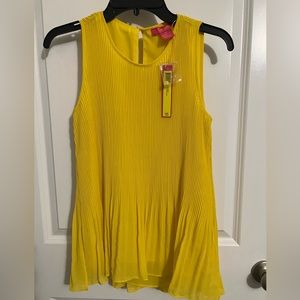 Yellow Catherine Malandrino Sleeveless Top